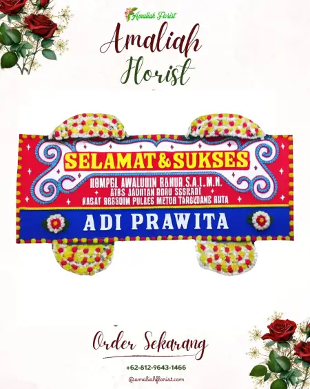 Papan Bunga Ucapan Selamat Karangroto